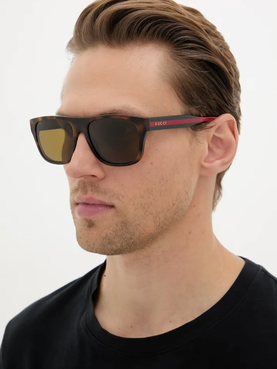 Zdjęcie produktu Gucci okulary przeciwsłoneczne męskie brązowy