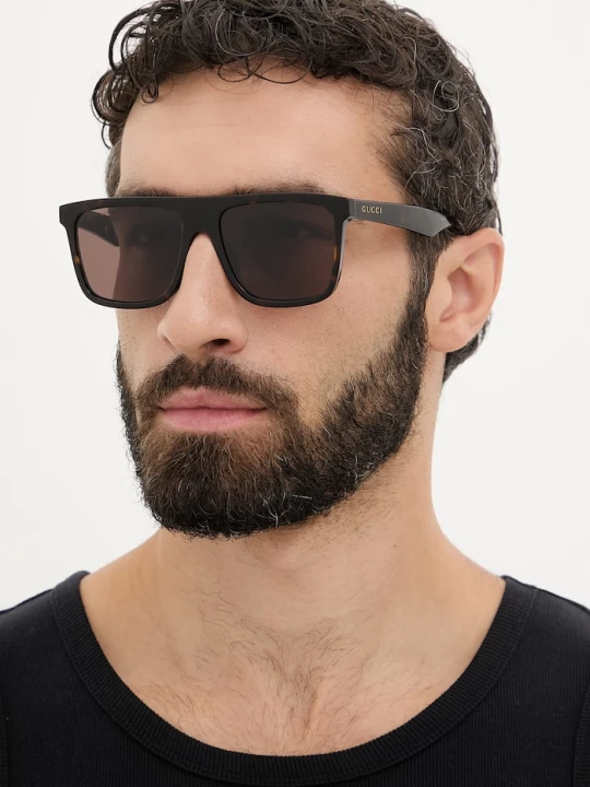 Zdjęcie produktu Gucci okulary przeciwsłoneczne męskie brązowy