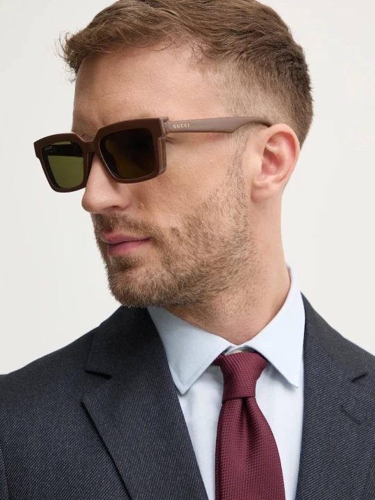 Zdjęcie produktu Gucci okulary przeciwsłoneczne brązowy