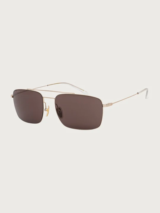 Zdjęcie produktu Gucci okulary przeciwsłoneczne pilotki męskie złoty