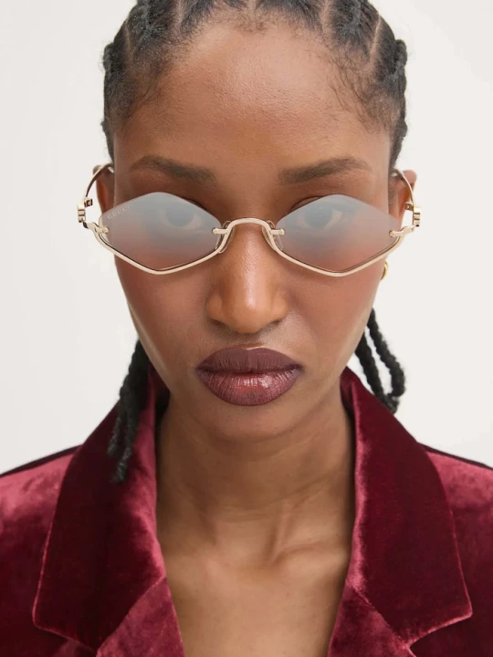 Zdjęcie produktu Gucci okulary przeciwsłoneczne złoty
