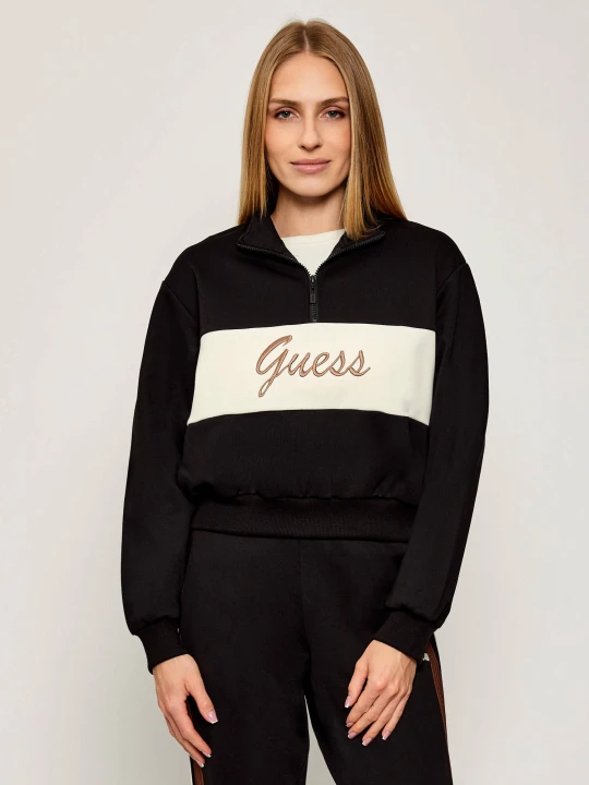 Zdjęcie produktu GUESS ACTIVE Bluza FABIA | Cropped Fit czarny