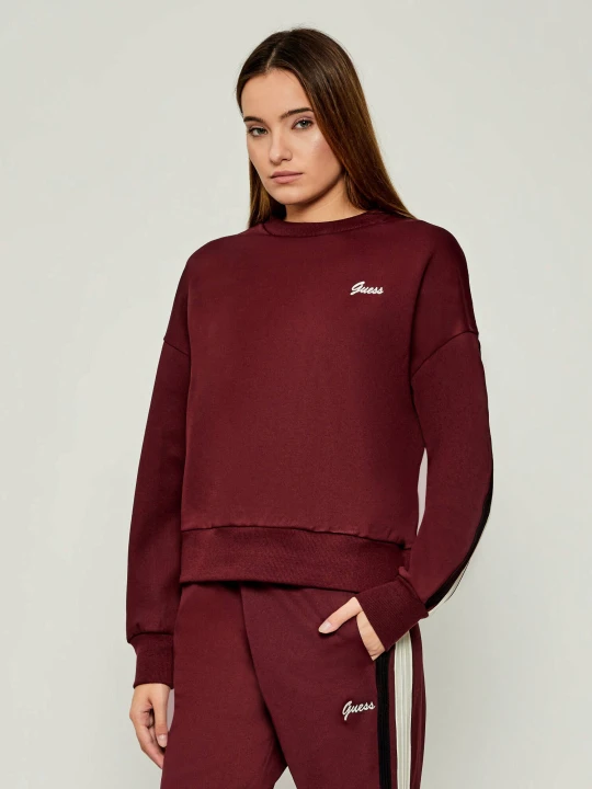 Zdjęcie produktu GUESS ACTIVE Bluza FABIA | Relaxed fit bordowy