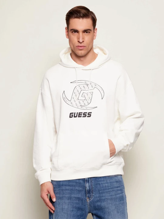 Zdjęcie produktu GUESS ACTIVE Bluza KELE | Relaxed fit ecru
