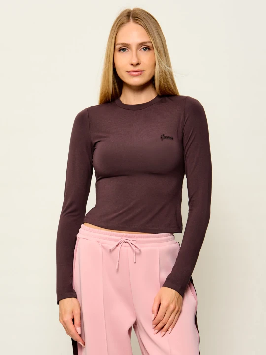 Zdjęcie produktu GUESS ACTIVE Bluzka Chara | Slim Fit brązowy