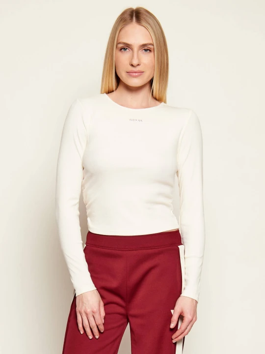 Zdjęcie produktu GUESS ACTIVE Bluzka Nat | Slim Fit kremowy
