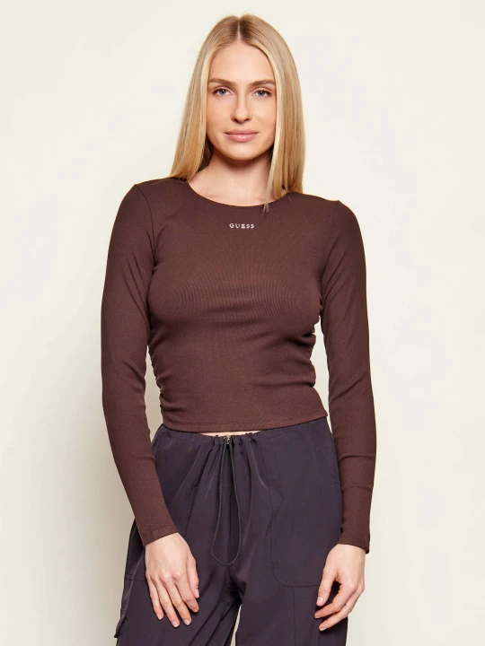 Zdjęcie produktu GUESS ACTIVE Bluzka NAT | Slim Fit brązowy
