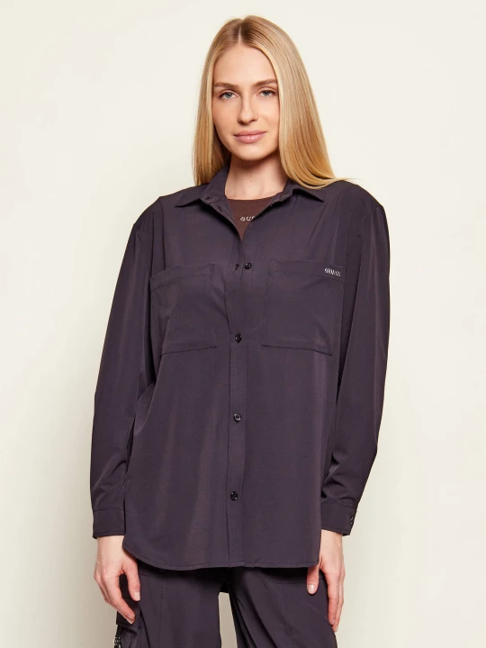 Zdjęcie produktu GUESS ACTIVE Koszula NAT SHACKET | Loose fit czarny