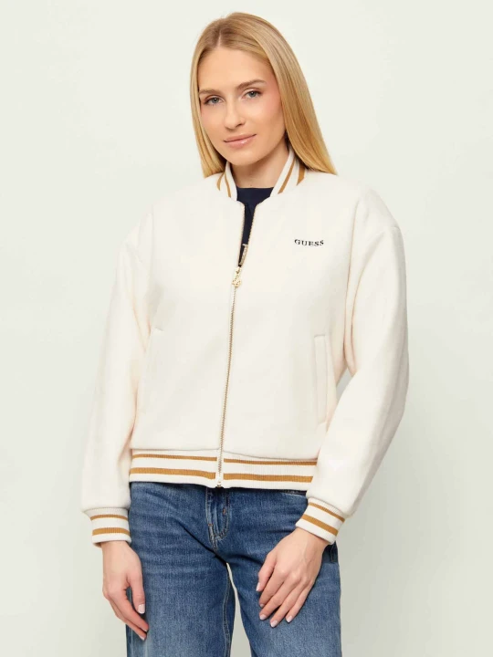 Zdjęcie produktu GUESS ACTIVE Kurtka bomber ARTEMISIA | Relaxed fit ecru