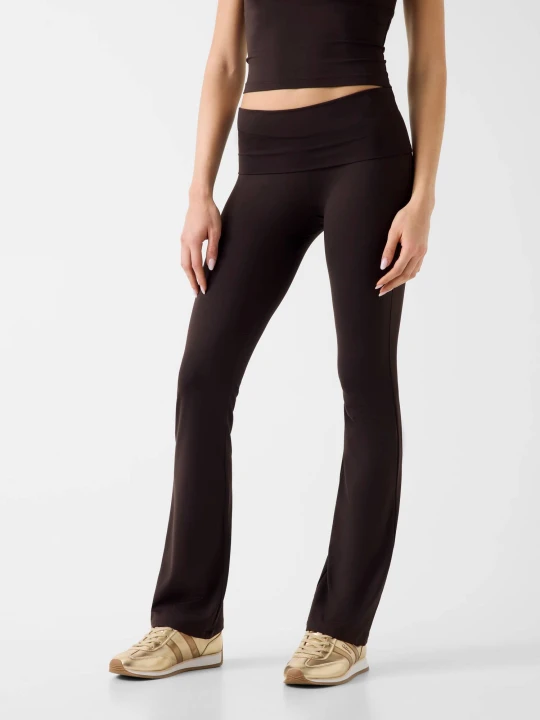 Zdjęcie produktu GUESS ACTIVE Legginsy LOTUS | Slim Fit brązowy