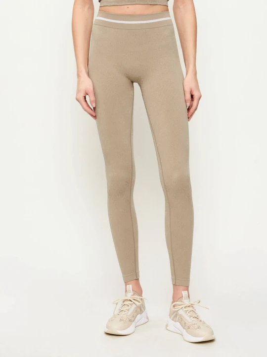 Zdjęcie produktu GUESS ACTIVE Legginsy PEPI 4G | Slim Fit beżowy