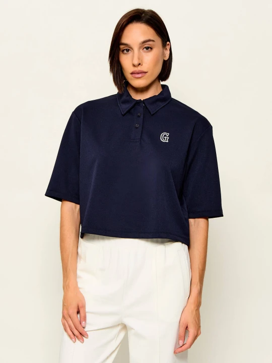Zdjęcie produktu GUESS ACTIVE Polo Ariel | Cropped Fit granatowy