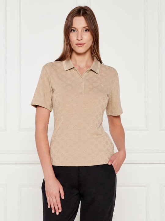 Zdjęcie produktu GUESS ACTIVE Polo PEONY | Regular Fit beżowy