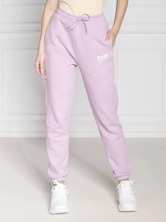 Zdjęcie produktu GUESS ACTIVE Spodnie dresowe ALISHA | Regular Fit fioletowy