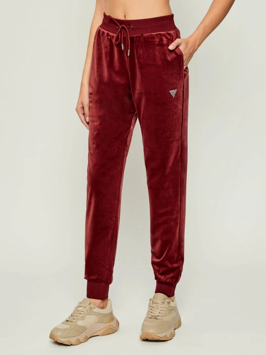 Zdjęcie produktu GUESS ACTIVE Spodnie dresowe COUTURE | Regular Fit bordowy