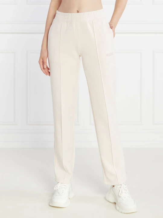 Zdjęcie produktu GUESS ACTIVE Spodnie dresowe EUPHEMIA STRAIGHT LEG | Regular Fit kremowy