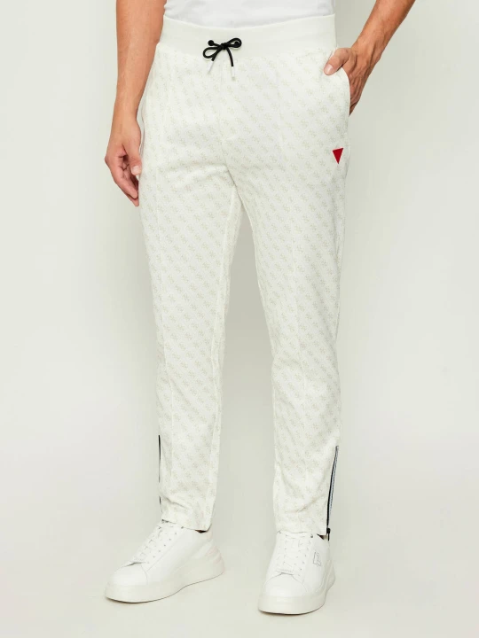 Zdjęcie produktu GUESS ACTIVE Spodnie dresowe KORBIN | Regular Fit biały