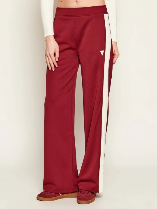 Zdjęcie produktu GUESS ACTIVE Spodnie dresowe Marlene | Relaxed fit bordowy