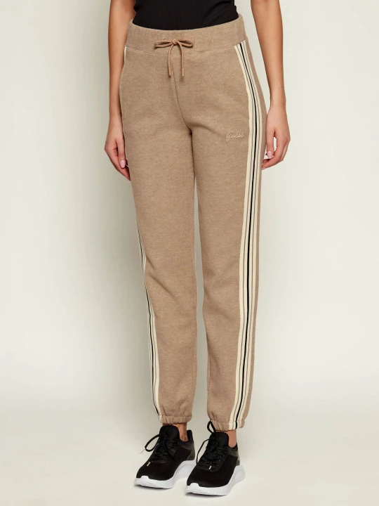 Zdjęcie produktu GUESS ACTIVE Spodnie jogger MURIEL | Regular Fit | z dodatkiem wełny brązowy
