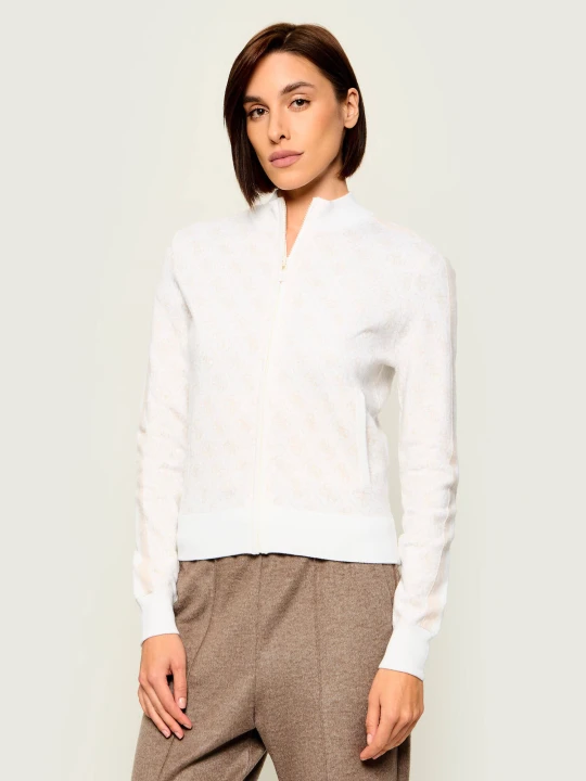 Zdjęcie produktu GUESS ACTIVE Sweter Aneira | Regular Fit | z dodatkiem wełny biały
