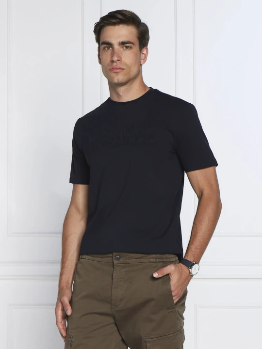 Zdjęcie produktu GUESS ACTIVE T-shirt ALPHY | Regular Fit granatowy