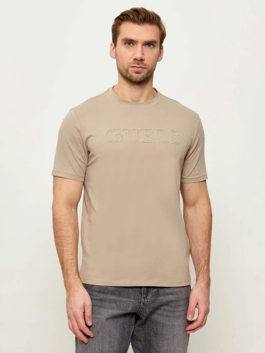 Zdjęcie produktu GUESS ACTIVE T-shirt Alphy | Regular Fit | stretch beżowy