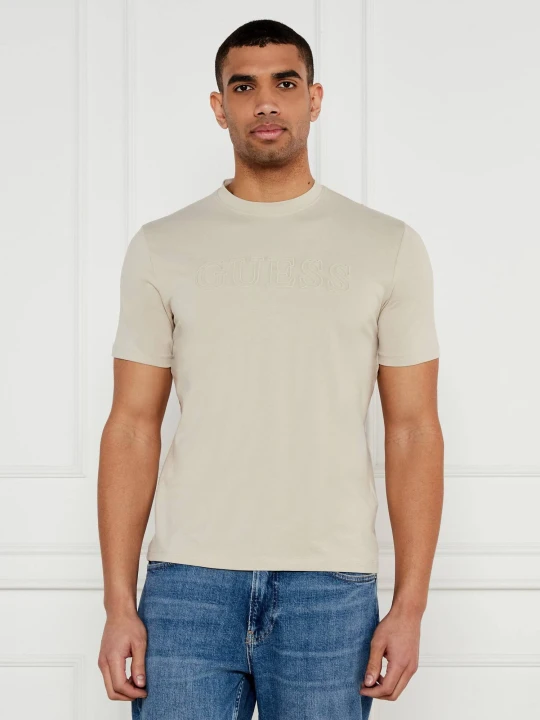 Zdjęcie produktu GUESS ACTIVE T-shirt Alphy | Regular Fit | stretch beżowy