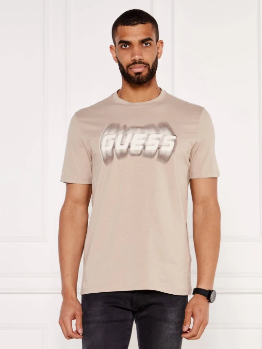 Zdjęcie produktu GUESS ACTIVE T-shirt ASCANIO | Regular Fit beżowy
