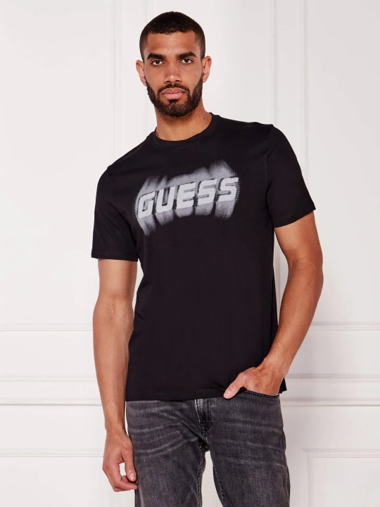 Zdjęcie produktu GUESS ACTIVE T-shirt ASCANIO | Regular Fit czarny