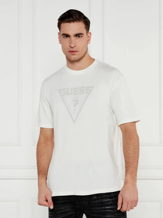 Zdjęcie produktu GUESS ACTIVE T-shirt AZHA | Regular Fit ecru
