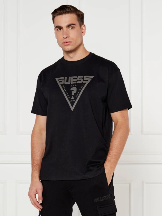 Zdjęcie produktu GUESS ACTIVE T-shirt AZHA | Regular Fit czarny