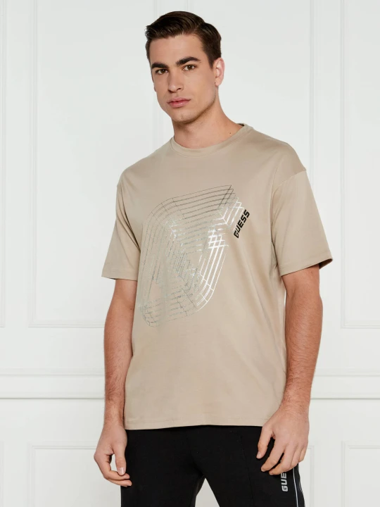 Zdjęcie produktu GUESS ACTIVE T-shirt CAPH | Regular Fit beżowy
