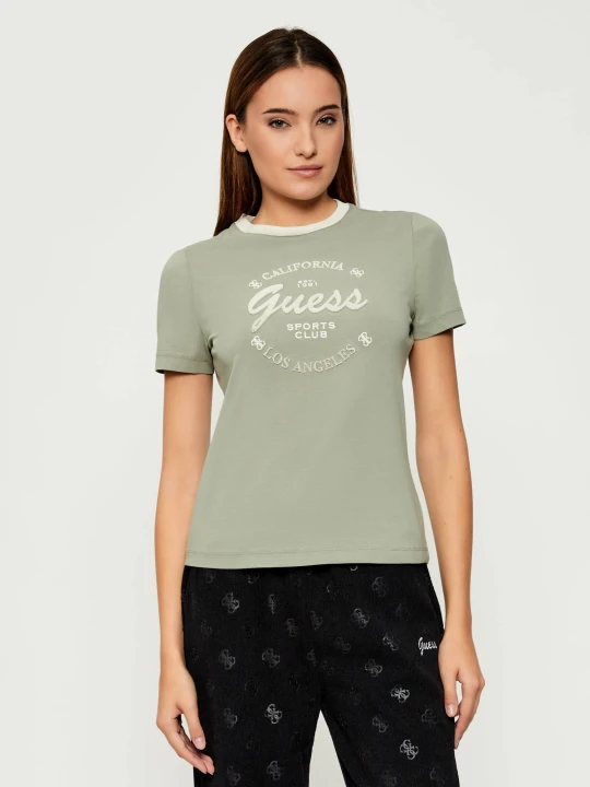 Zdjęcie produktu GUESS ACTIVE T-shirt GALA | Slim Fit zielony