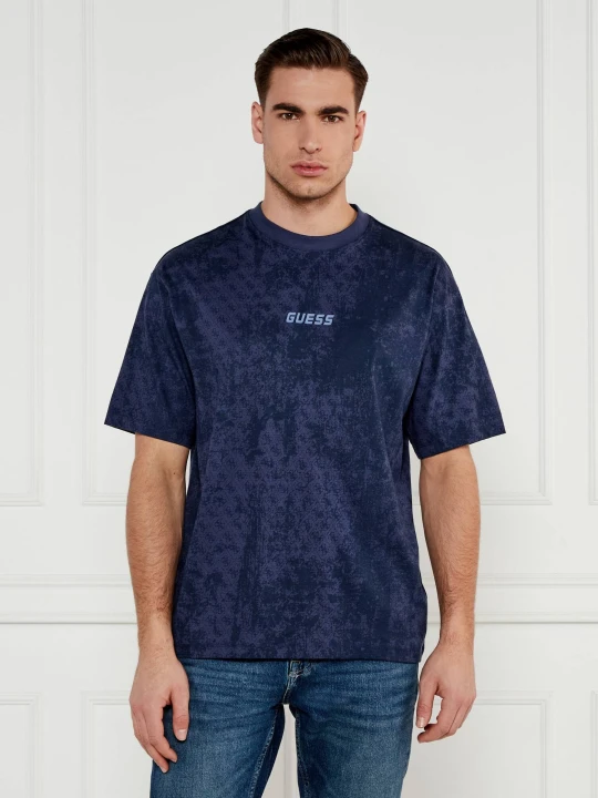 Zdjęcie produktu GUESS ACTIVE T-shirt GOTAM | Relaxed fit granatowy