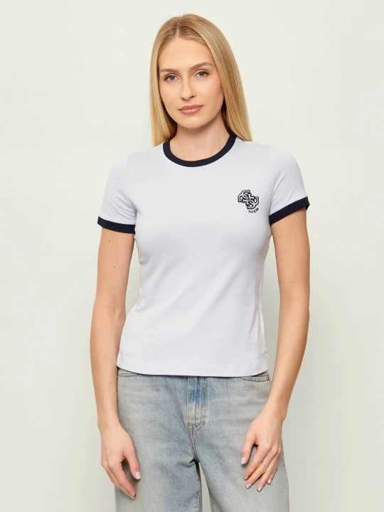 Zdjęcie produktu GUESS ACTIVE T-shirt GRETA | Slim Fit błękitny