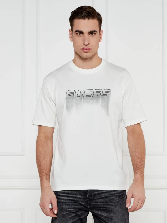 Zdjęcie produktu GUESS ACTIVE T-shirt MOONDARL | Regular Fit biały