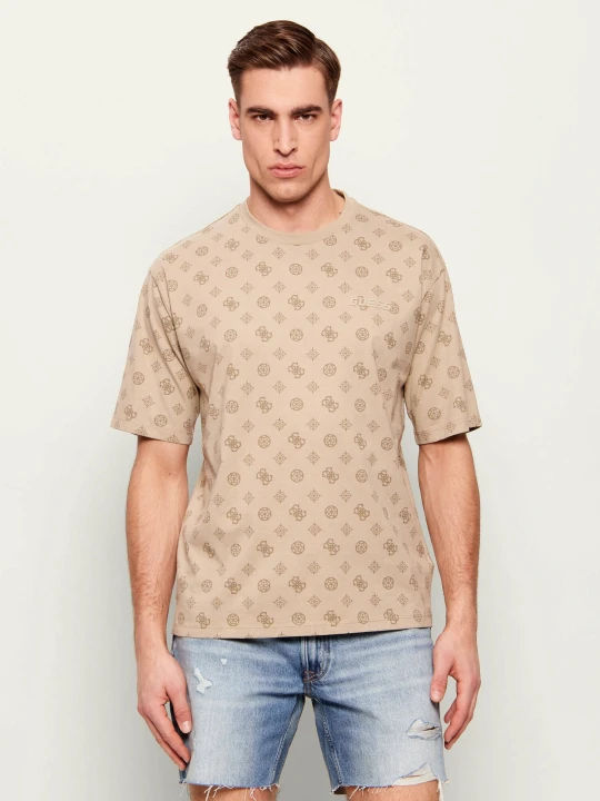 Zdjęcie produktu GUESS ACTIVE T-shirt OVIDIO | Loose fit beżowy