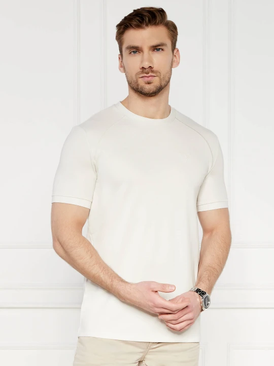 Zdjęcie produktu GUESS ACTIVE T-shirt | Regular Fit | stretch beżowy