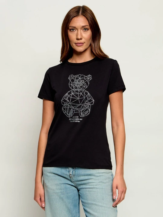 Zdjęcie produktu GUESS ACTIVE T-shirt ROMY | Slim Fit czarny