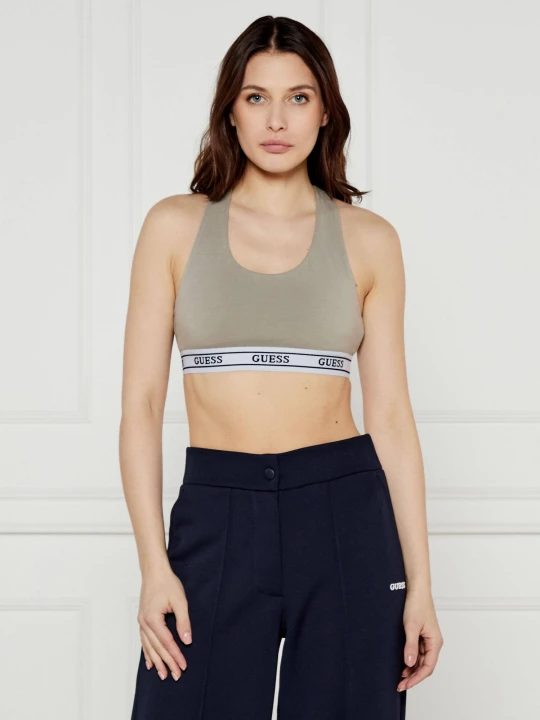 Zdjęcie produktu GUESS ACTIVE Top ALINE | Slim Fit beżowy