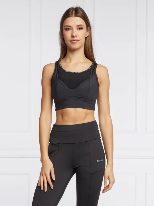 Zdjęcie produktu GUESS ACTIVE Top DALIA | Slim Fit czarny