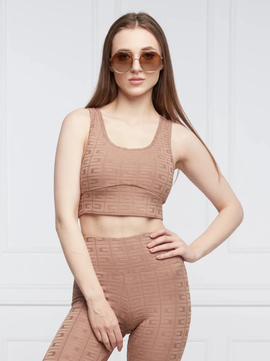 Zdjęcie produktu GUESS ACTIVE Top DANA | Slim Fit beżowy