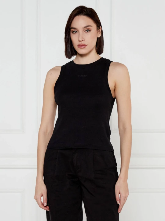Zdjęcie produktu GUESS ACTIVE Top GELSEY | Slim Fit czarny