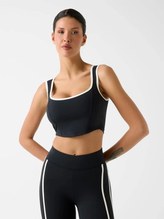 Zdjęcie produktu GUESS ACTIVE Top SARAH | Cropped Fit czarny