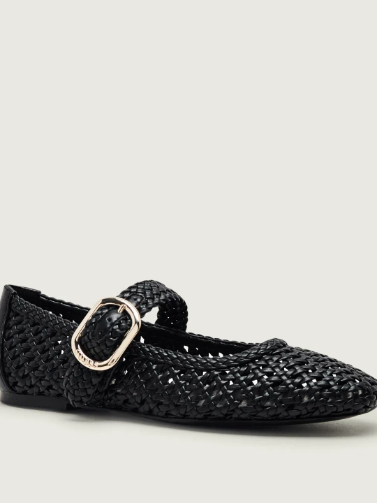 Zdjęcie produktu Guess Baleriny Lelonie Mary Jane czarny