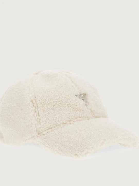 Zdjęcie produktu GUESS Bejsbolówka DESIREE | shearling beżowy