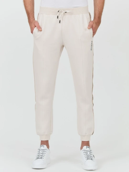Zdjęcie produktu GUESS Beżowe męskie spodnie Mickey Cuff Pant, Rozmiar S