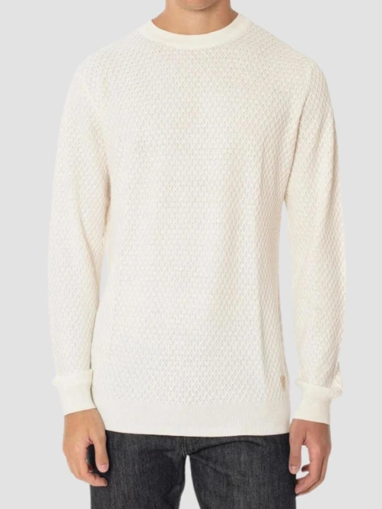 Zdjęcie produktu GUESS Beżowy sweter męski Davin Cn Ls, Rozmiar L
