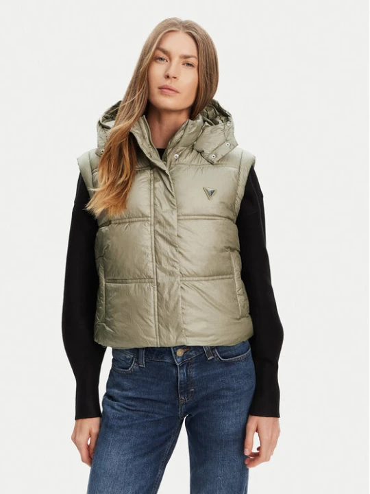 Zdjęcie produktu Guess Bezrękawnik W5YL11 WHDO2 Zielony Regular Fit
