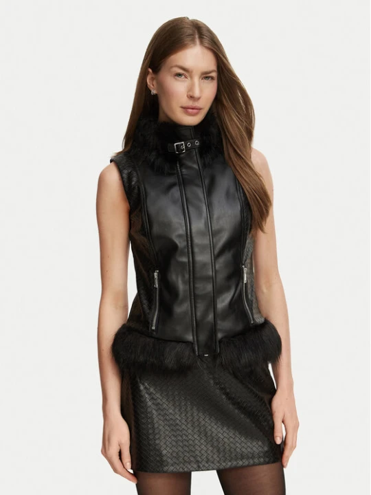 Zdjęcie produktu Guess Bezrękawnik W6BL69 W4412 Czarny Regular Fit